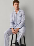 Hackett Blue Striped Pyjamas Set