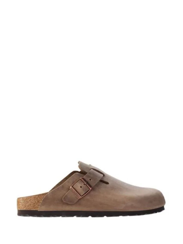 Tobacco Brown Boston Oiled Leather Sandals