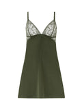 IONA GREEN SILK BABYDOLL